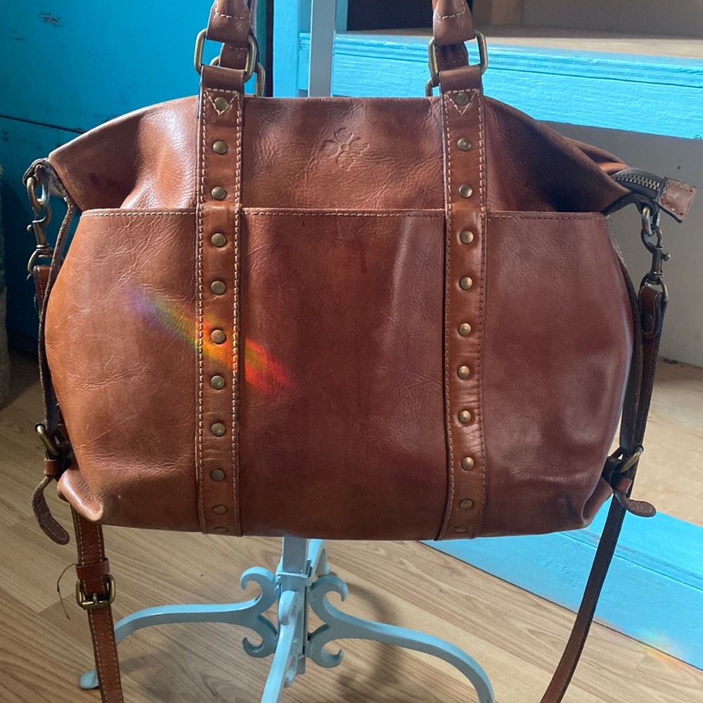 Patricia Nash Vintage Genuine Leather Bag Brown
